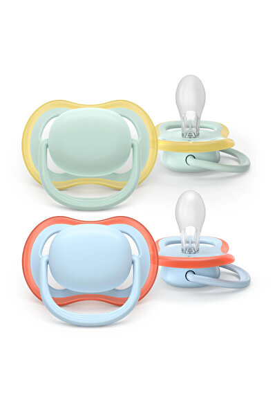 Philips Avent Szett 2 db Philips Avent Ultra Air SCF087/01, fogszabályozás, fara BPA, 0-6 luni, colorat