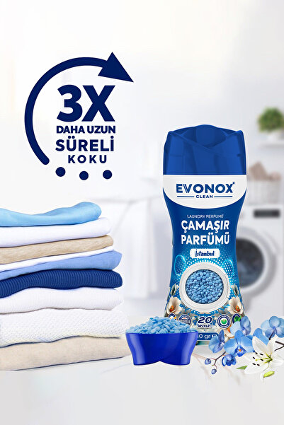Evonox Clean Granül Çamaşır Parfümü & Çamaşır Yumuşatıcı İstanbul 210 gr