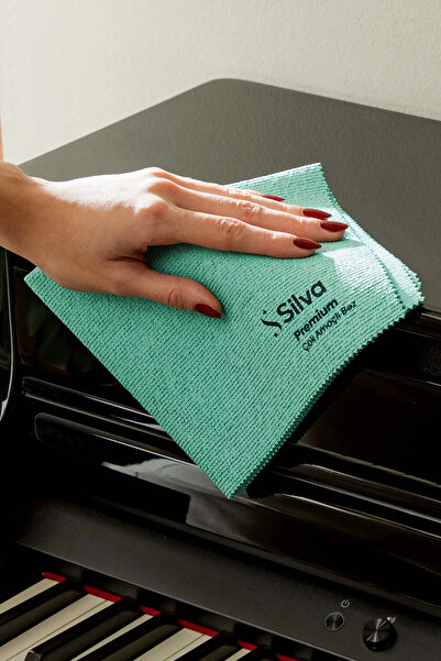 Silva Ultrafiber Premium Çok Amaçlı Bez – Yeşil (38x35 cm)