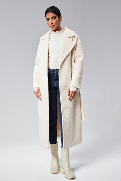 Bolivente Γυναικείο παλτό Boucle Stamp Oversize