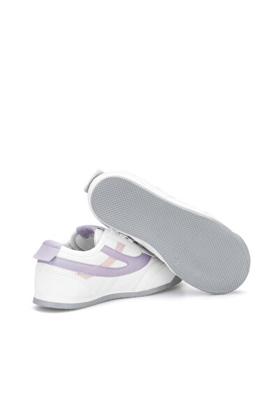 DARK SEER DS Meepo Beyaz Pudra Mor Çocuk Sneaker Günlük Spor Ayakkabı