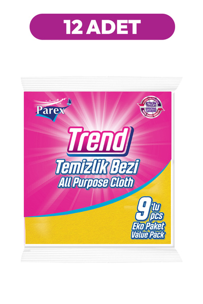 Parex Trend 9-deljna krpa za čišćenje, pakovanje od dvanaest komada