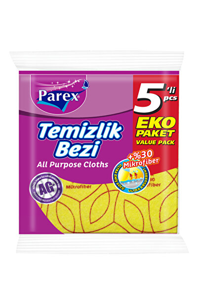 Parex Temizlik Bezi Eko Paket 34 x 35 cm 5 Al 3 Öde - Sarı