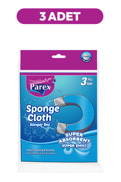 Parex Pakovanje od 3 komada spužvastih krpa