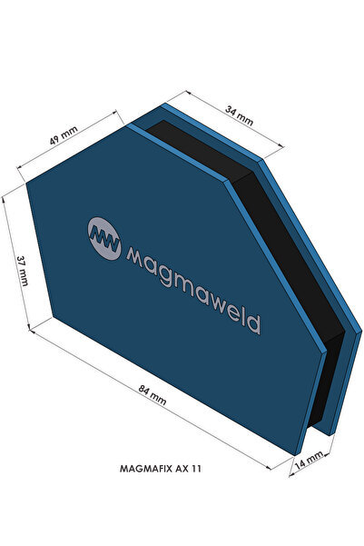 Magmaweld Magmafix AX-11 Manyetik Kaynak Gönyesi 11 Kg