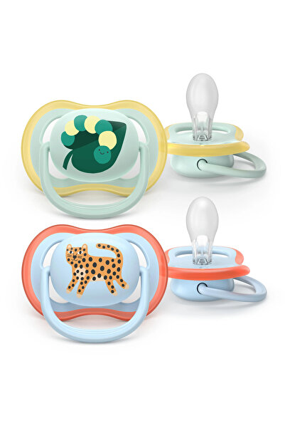 Philips Avent Szett 2 db Philips Avent Ultra Air SCF087/02, fogszabályozás, fara BPA, 0-6 luni, colorat