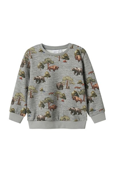 Name it NMMOLIN LS NREG SWEAT BRU BOX