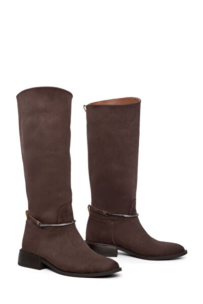 SOHO Brown Suede Women's Boots 20973