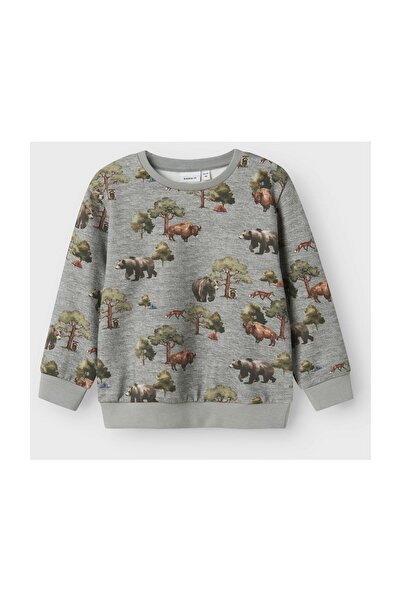 Name it NMMOLIN LS NREG SWEAT BRU BOX