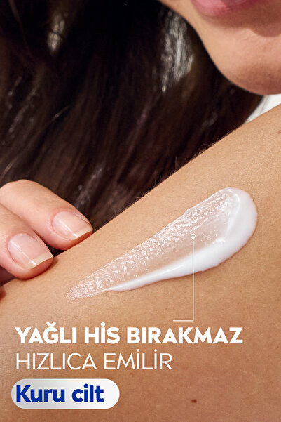 NIVEA Smooth Sensation El ve Vücut Bakım Kremi 400ml, Kuru Ciltler İçin 48 Saat Nemlendirici