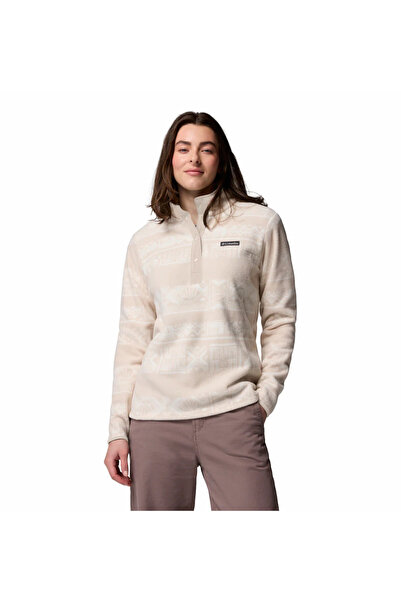 Columbia Springs de Benton ™   Imprimat 1/2 Snap - Hanorac din lână