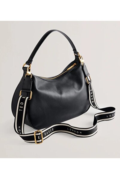 Ted Baker Mini brašna na fotoaparát s dvojitým zipem a efektem krokodýlí kůže