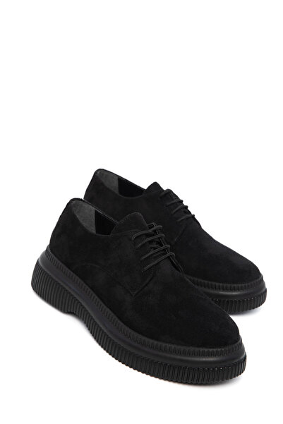 SOHO Черни дамски мокасини от велур 21144