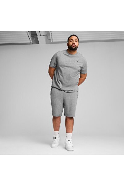 Puma ESS Small Logo Tee Medium Gray Heather