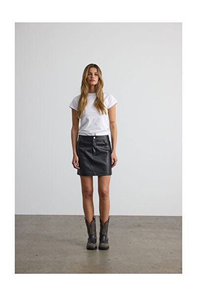 Noisy May NMKATE NW PU SKIRT NOOS