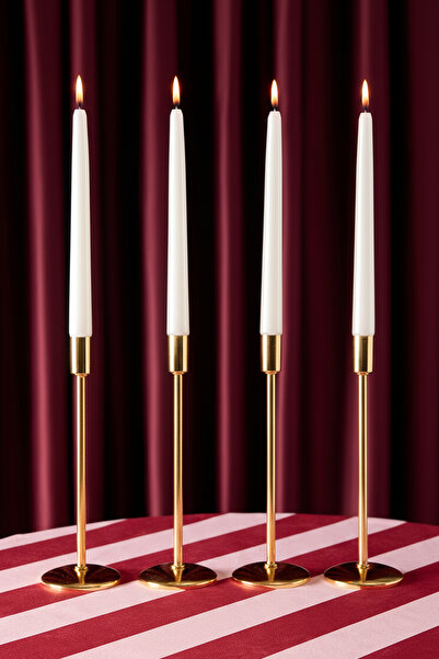 TRENDYOLMİLLA HOME 4-Pack White Candle Tphaw26Mk00000