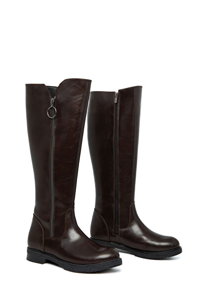 SOHO Brown Matte Women's Boots 18345