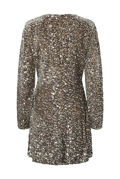 PIECES Pckam Ls V-Neck New Dress Jrs Bc