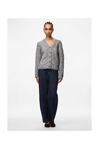 PIECES Pcnina Ls V-Neck Knit Cardigan Noos Bc