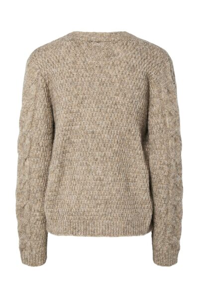 PIECES Pcnina Ls V-Neck Knit Cardigan Noos Bc