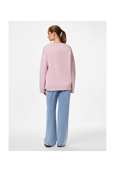 PIECES Pcorly Ls O-Neck Oversize Knit Pwp Bc