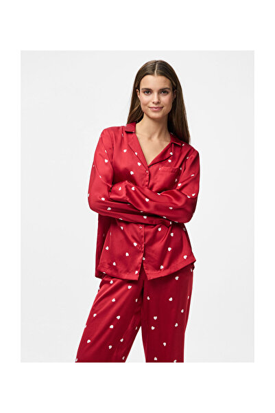 PIECES Pcjytte Xmas Satin Night Set Wvn