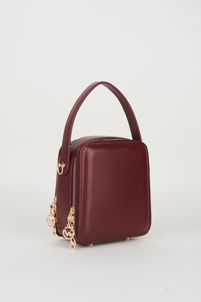 Vivaq Women's Hazer Claret Red 3 Compartment Lined Faux Leather Adjustable Strap Zipper Closure Hand and Shoulder Bag