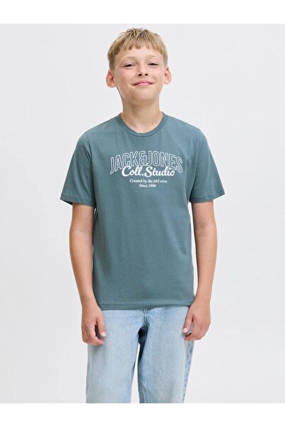 Jack & Jones Junior تي شيرت رجالي دائري محبوك