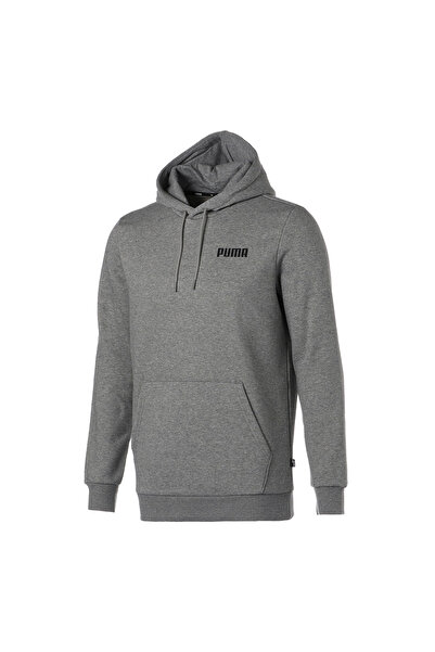 Puma Ess Hoodie Fl m Medium Gray Heather
