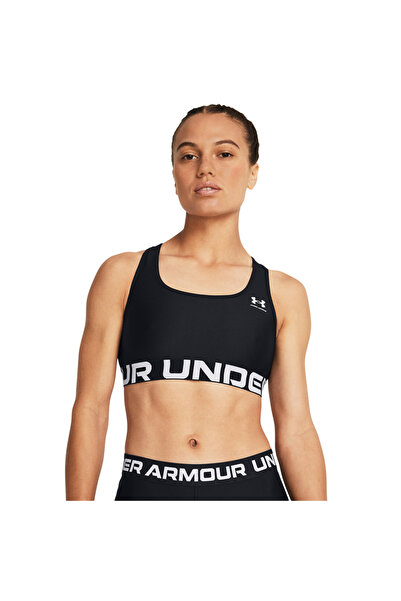 Under Armour Biustonosz sportowy HeatGear® Armor Mid Branded dla kobiet 1383544-001