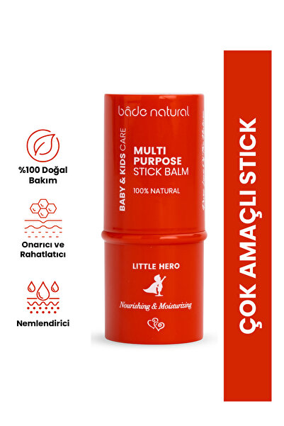 Bade Natural Little Hero %100 Doğal Stick Onarıcı Ve Rahatlatıcı Çok Amaçlı