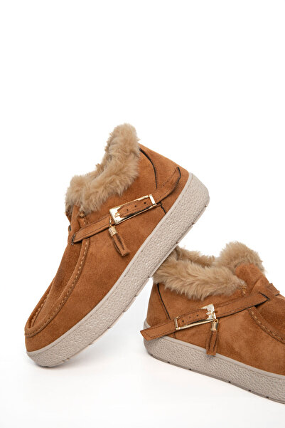 SOHO Tan Suede Women's Boots & Booties 21133