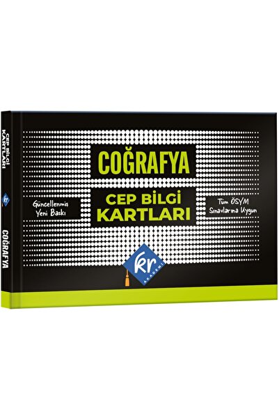 KR Akademi Yayınları 2026 KPSS Tüm Sınavlar İçin Coğrafya Cep Bilgi Kartları