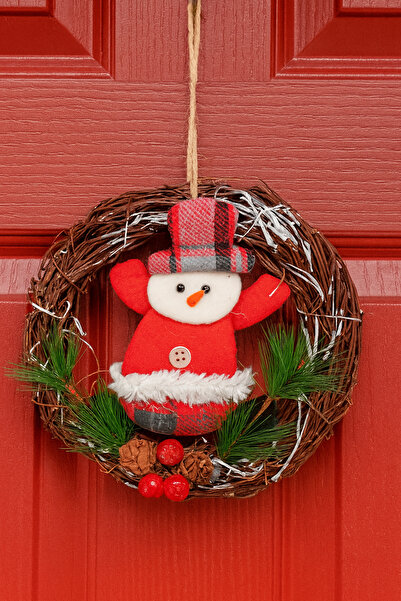 Waldern Πολυτελές Χριστουγεννιάτικο Διακοσμητικό Στολίδι Πόρτας Άγιου Βασίλη 17*17εκ