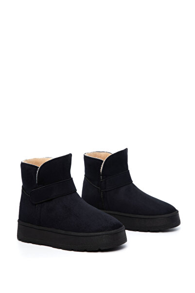 SOHO Black Suede Women's Boots & Booties 21153