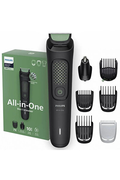 Philips Aparat de tuns barba & parul de pe cap si corp 9in1 PHILIPS All-in-One MG3945/15, autonómia 90 perc