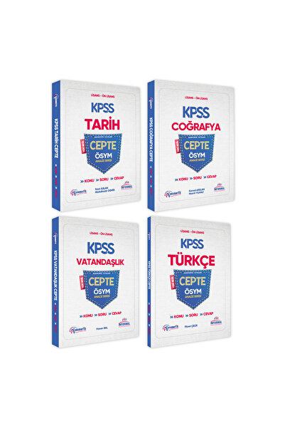 İnformal Yayınları Kpss Ösym Analiz Serisi Konu Bankası Cep Set Paket