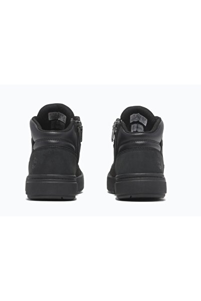 Timberland Seneca Bay fűzős cipő cipzárral, fekete nubuk bőr