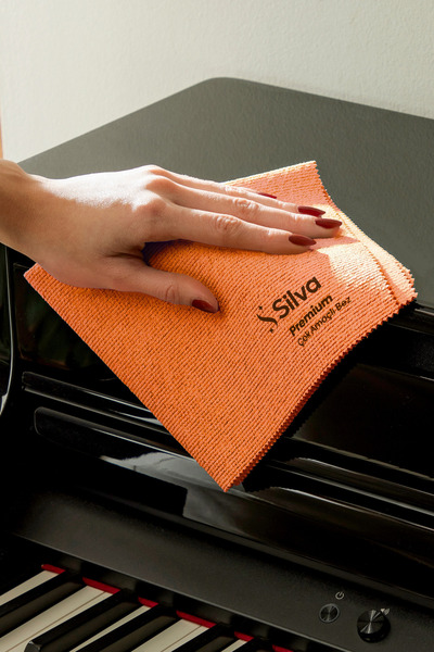 Silva Ultrafiber Premium Multi-Purpose Cloth – Orange (38X35 cm)