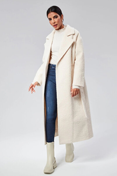 Bolivente Γυναικείο παλτό Boucle Stamp Oversize