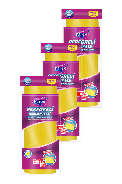 Parex Perforated Cleaning Cloth Triple Pack