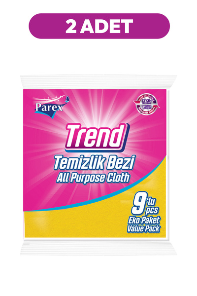 Parex Trend paket od 9 komada krpa za čišćenje, duplo pakovanje