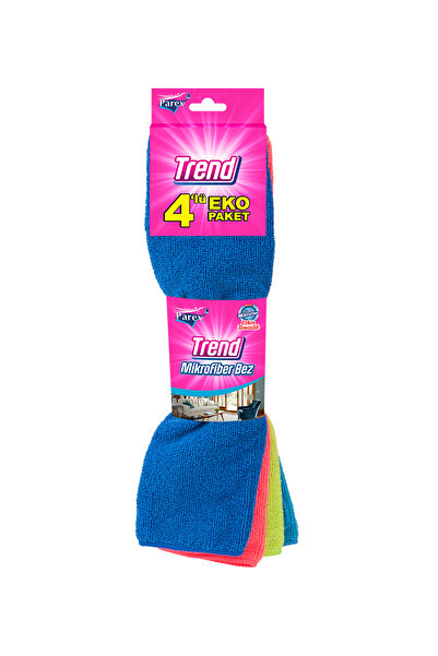 Parex Trend Mikrofiber Temizlik Bezi 4'lü Açık