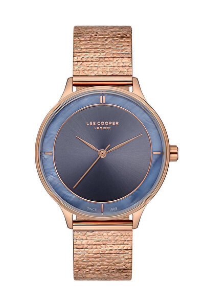Lee Cooper Kadın Saati, Antrasit Kadran, Rose Kasa, Rose Hasır Kordon, Quartz...