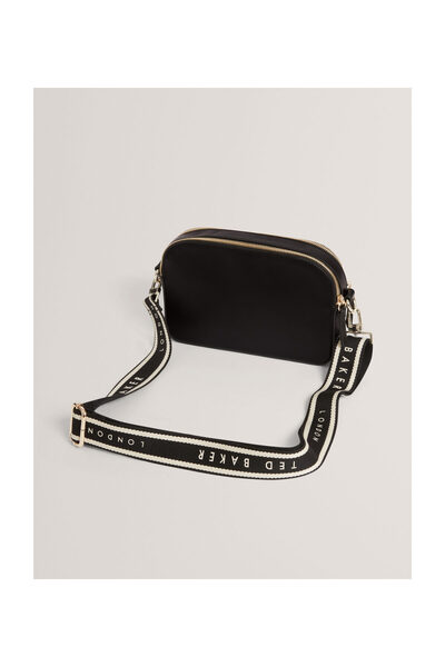 Ted Baker Kožená crossbody taška s popruhem