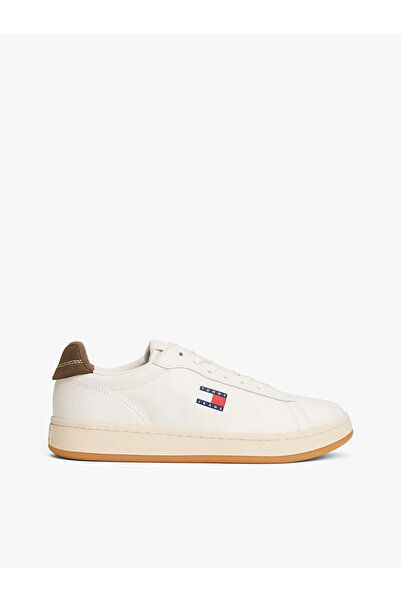Tommy Hilfiger Dámské tenisky Ivory & Homestead Archive Court s nízkým profilem