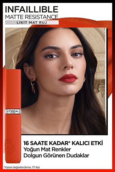 L'Oreal Paris Ruj mat lichid Infaillible Matte Resistance - 420 Le Rouge Paris