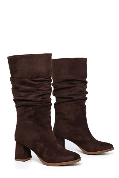 SOHO Brown Suede Women's Boots 21175
