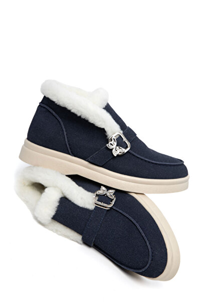 SOHO Γυναικείες μπότες και μποτάκια σε μπλε ναυτικό σουέντ 19926