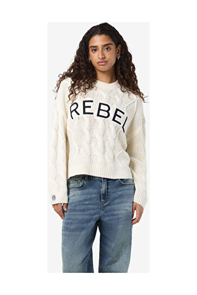 Noisy May NMREBECCA L/S O-NECK KÁBEL KÖTÉS